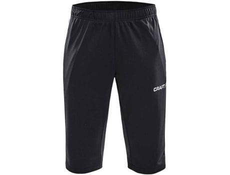 Pantalones para Mujer CRAFT 3/4 Progress Negro para Fitness (S)