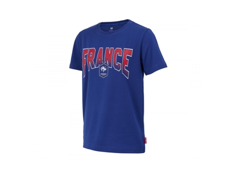 Camiseta de Niña para Fútbol EQUIPE DE FRANCE DE FOOTBALL Algodón Azul (8 años)