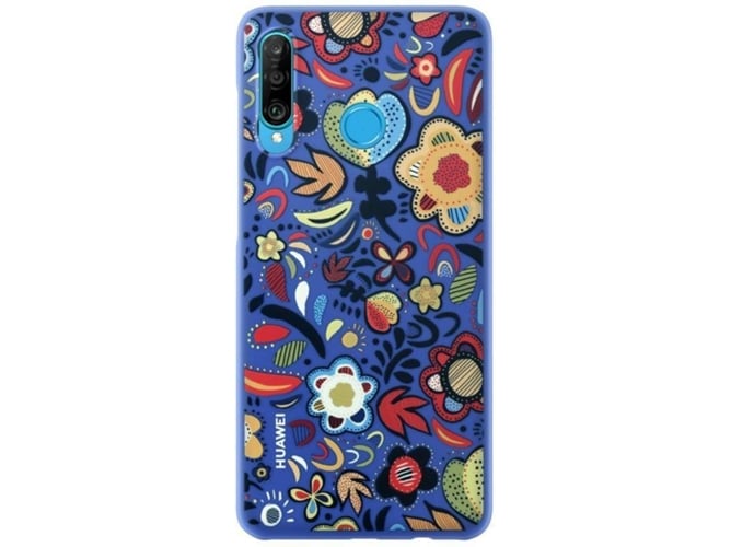 Carcasa HUAWEI P30 Lite Floral Azul