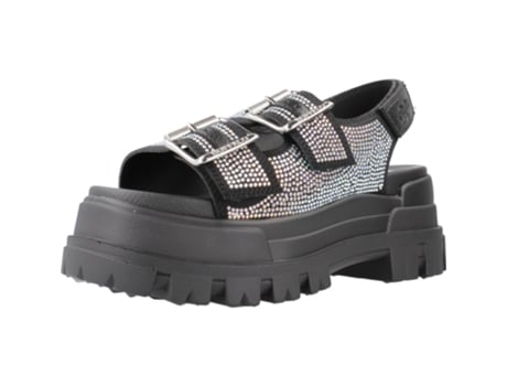 Zapatos de Mujer BUFFALO Aspha Ari Glam Tecido Negro (37)