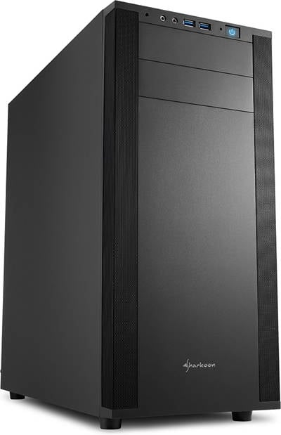 Caja PC SHARKOON M25-V (ATX Mid Tower - Negro)