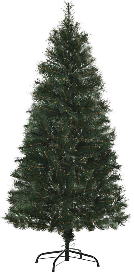 Árbol de Navidad HOMCOM 830-366 (Verde - 75x150 cm - PVC)