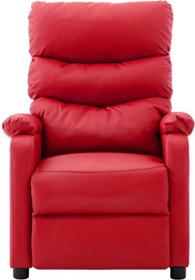 Sillón de Masaje VIDAXL 91 Reclinable Rojo