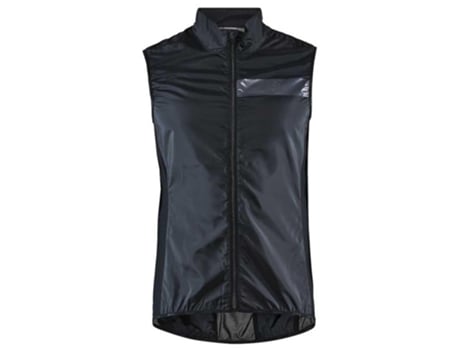 Colete para Hombre CRAFT Essence Light Wind Negro para Ciclismo (L)