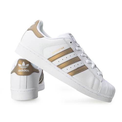 Adidas superstar shop mujer doradas