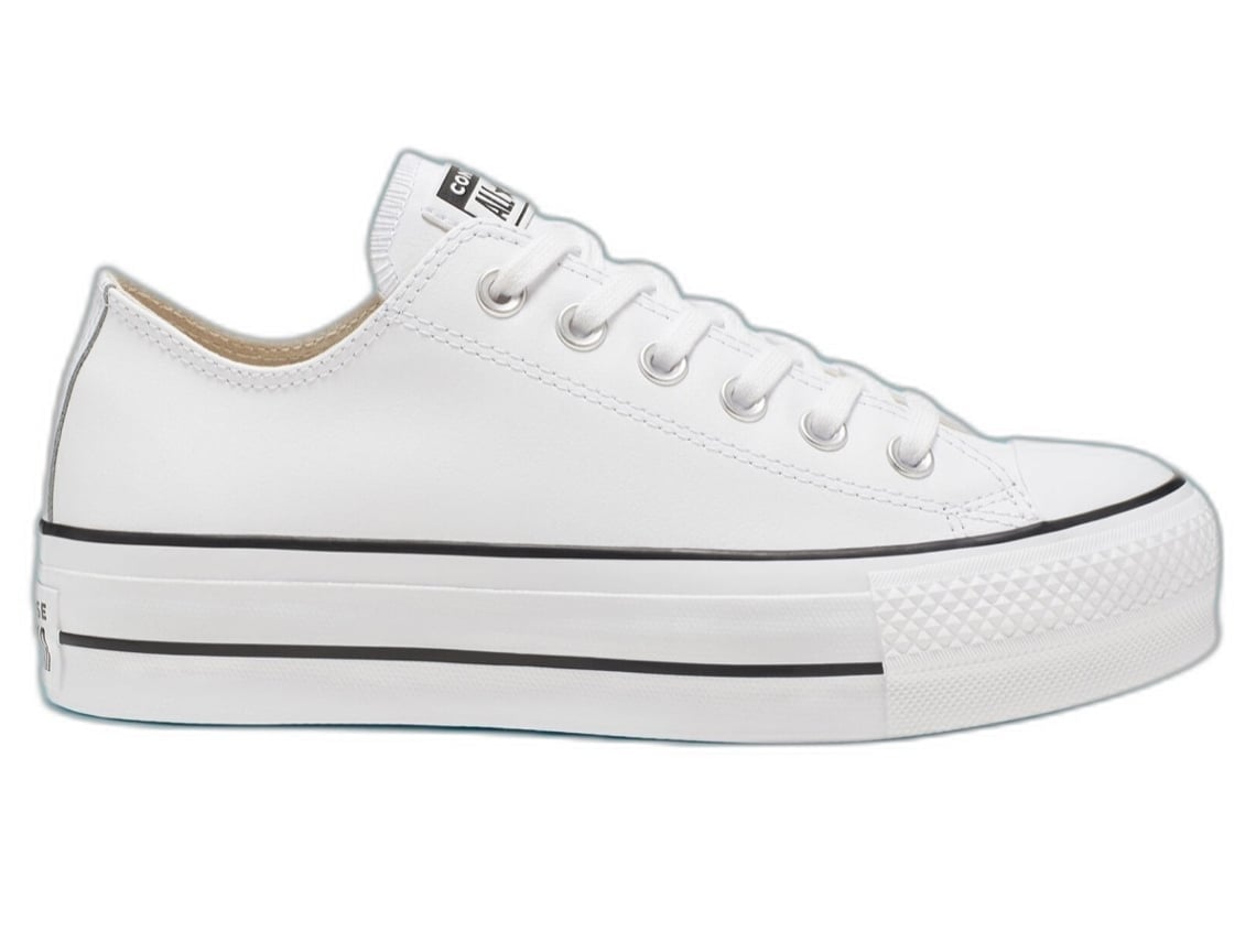 Converse de cheap cuero blancas mujer