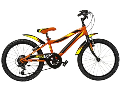 Bicicleta infantil VORTEX 20 - 6 velocidades (Naranja/negro/amarillo) BICICLETTE CANELLINI