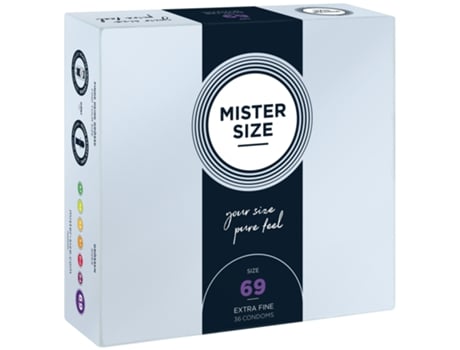 MISTER.SIZE Preservativos de 69 mm 36 unidades MISTER SIZE