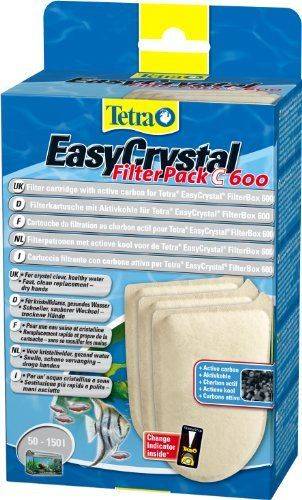 Filtros para Peces TETRA EasyCrystal C600 (Blanco - 3 Un)