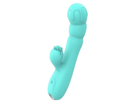 Vibrador para lamer la lengua 2 en 1 con 9 modos para mujeres (azul) VEANXIN