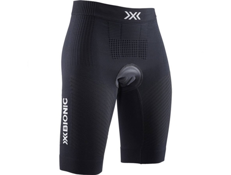 Pantalones Cortos para Mujer X-BIONIC Regulator Negro para Ciclismo (S)