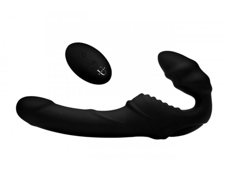 Vibrador sin tirantes sin tirantes Pro Rider Negro STRAP U