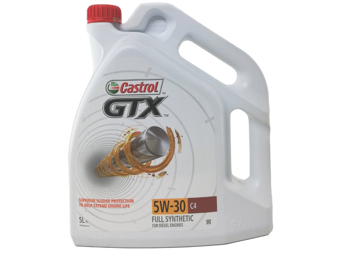 Castrol GTX C4 15901B 5W30 Olio, 5 Litri : : Auto e Moto