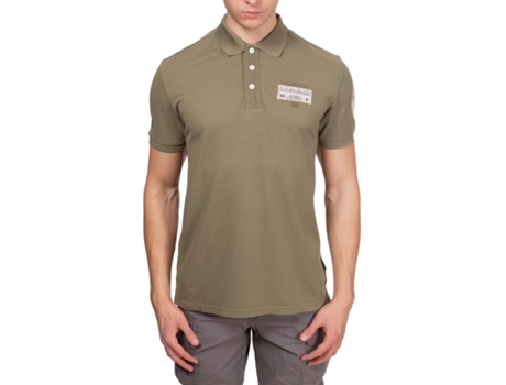 Polo de Hombre NAPAPIJRI Algodón Verde (2XL)