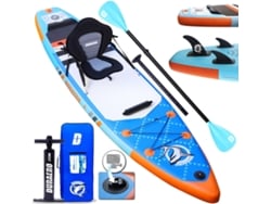 Tabla de Stand up Paddle Inflable, Set de Tabla SUP, 330x76x15cm, hasta 150kg, Accesorios Completos, Nuevo color Azul DURAERO