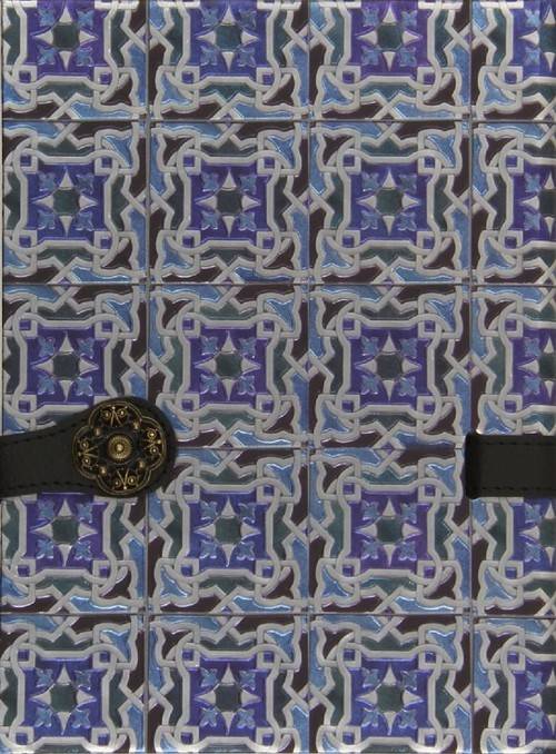 Libro Cuaderno Azulejos Portugal Azul Broche de Boncahier (Español)