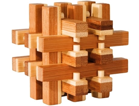 Puzzle FRIDOLIN (Madera - Marrón - 9 x 9 x 9 cm)