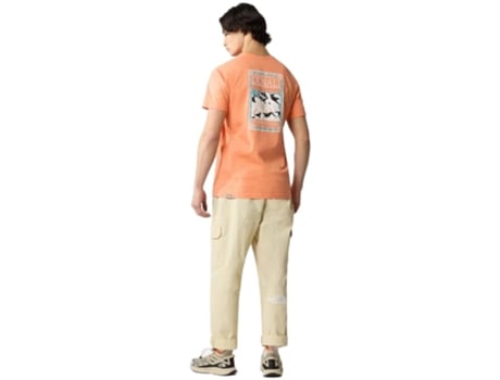 Camiseta de Hombre THE NORTH FACE Corta Naranja (S)