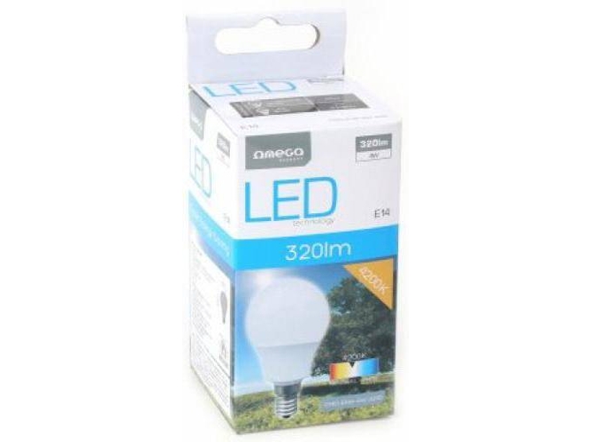 Bombilla LED OMEGA Globo E14 4W 320 lm Luz Natural