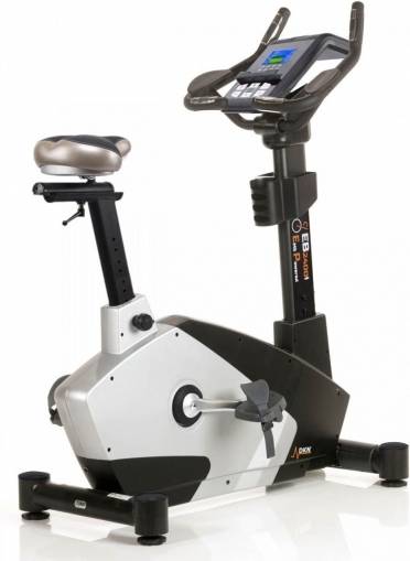 Bicicleta Estática DKN Ergometer EB-2400 (Negro y Gris - 12 Programas - Hasta 150 Kg)