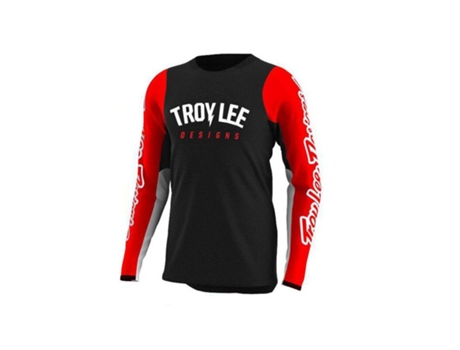 Camiseta de Niños TROY LEE DESIGNS Gp Boltz Rojo (S)