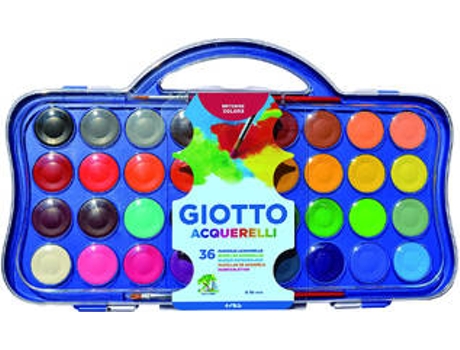 Caja De 36 acuarelas giotto colores surtidos multicolor f353600