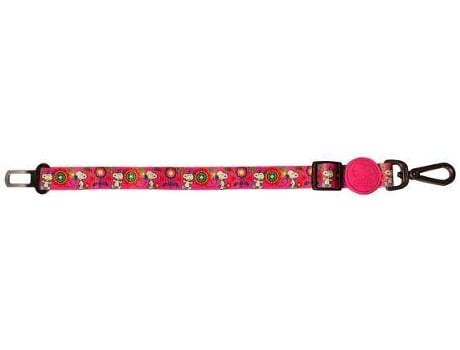 Cinturón de Seguridad para Perros ZOOZ PETS Pink Flower Oficial Snoopy (XS-M)