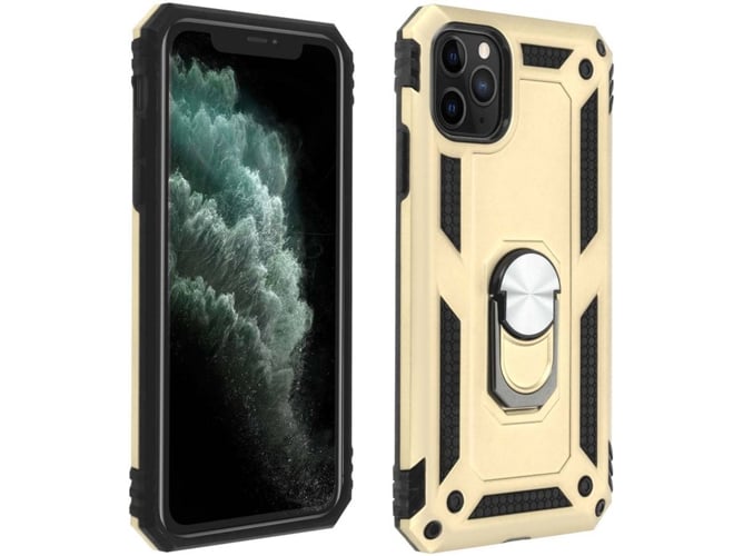 Funda iPhone 11 Pro AVIZAR Anillo Dorado