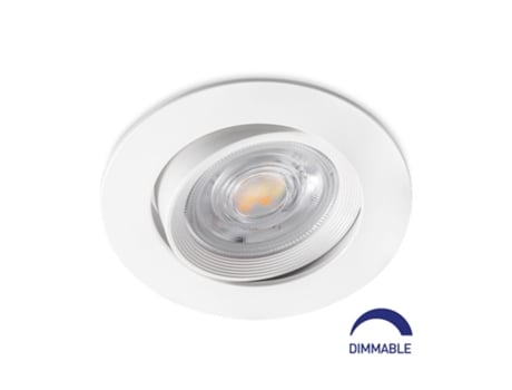 Built -in LED Spot 3en1 White Round 7W IP20 Dimmable BRAYTRON