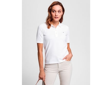 Polo de Mujer GANT Piqué Original Talla Algodón Blanco (L)