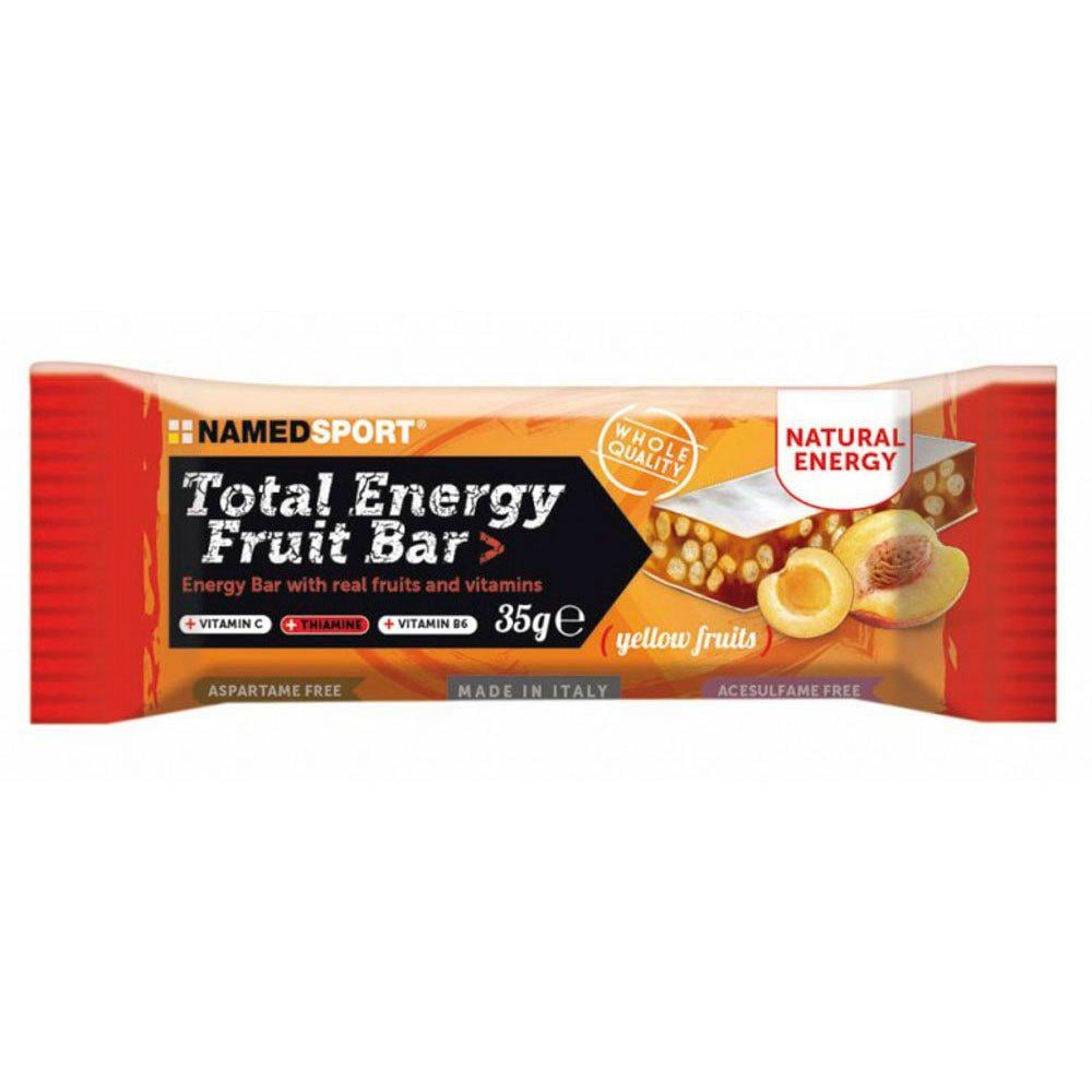 Barrita Energética NAMEDSPORT Total Energy Fruit Bar Yellow Fruit (35g)