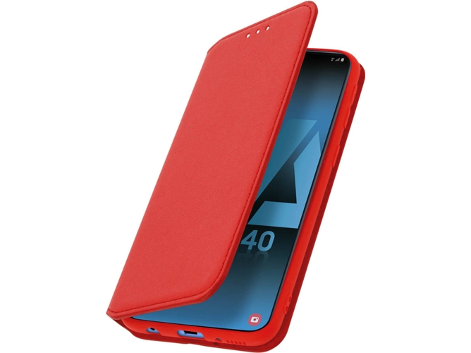 Funda Samsung Galaxy A40 AVIZAR Book Rojo