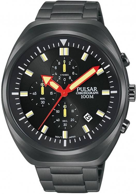 Reloj PULSAR Hombre (Acero - Negro)