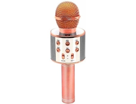 Microfone TOPBRANDS Karaoke Rosa