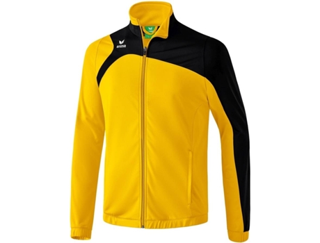 Chaqueta Poliéster Niños ERIMA Club 1900 2.0 (Amarillo y Negro - XXL)