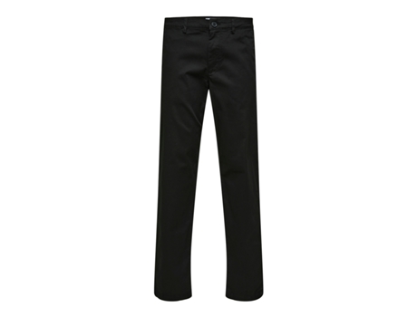 Pantalones de Traje para Hombre SELECTED (36x34 - Negro)