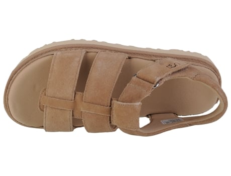 Sandalias Mujer UGG (41 - Cuero de Gamuza - Beige)