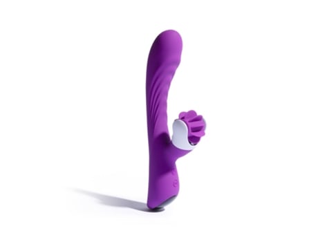 Vibrador Rabbit PLATANOMELÓN Lenguas Giratorias Lyo Lila