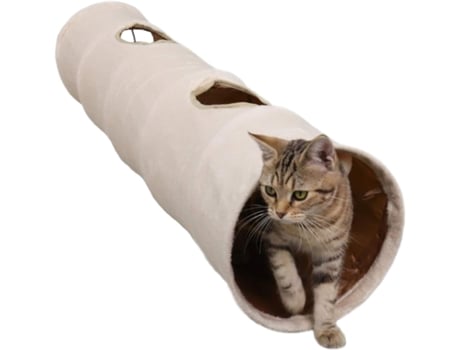 Rabbit Cat Tunnel Juguete Plegable Para Gatos Raschel Tunnel Play Tunnel ELKUAIE