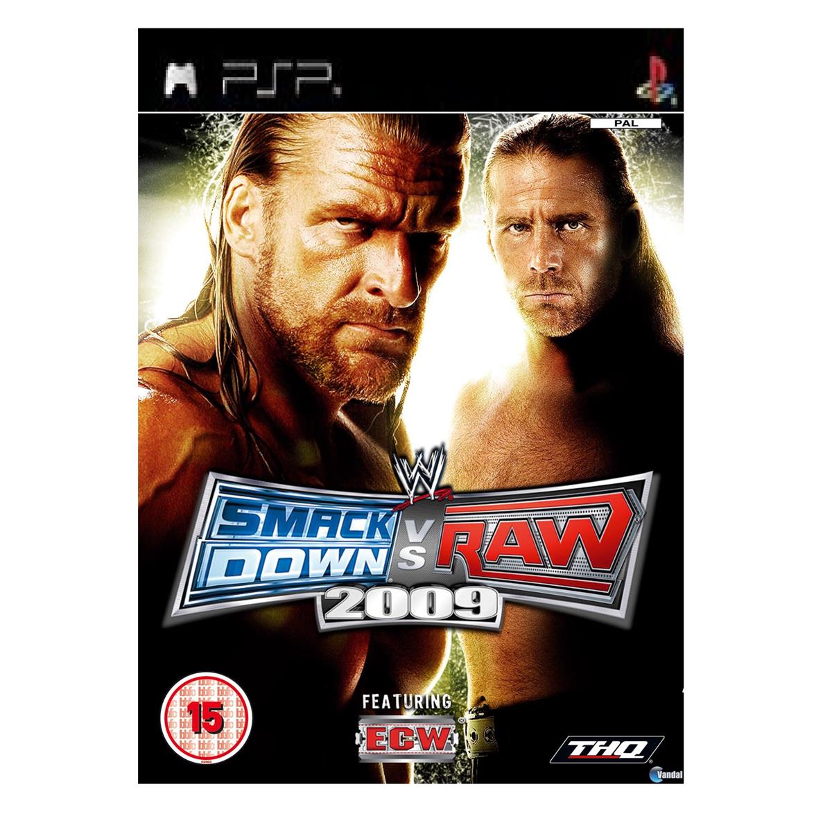 Juego PSP WWE Smackdown vs Raw 2009