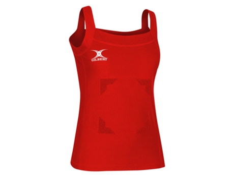 Top de Mujer para Rugby GILBERT Rojo (S)