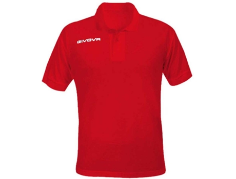 Polo de Hombre para Fútbol GIVOVA Summer Rojo (S)