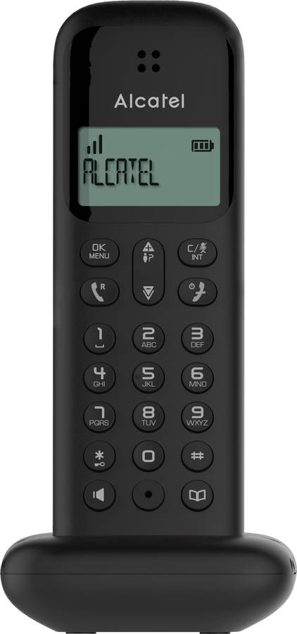 Teléfono Fijo ALCATEL D285 EU Negro