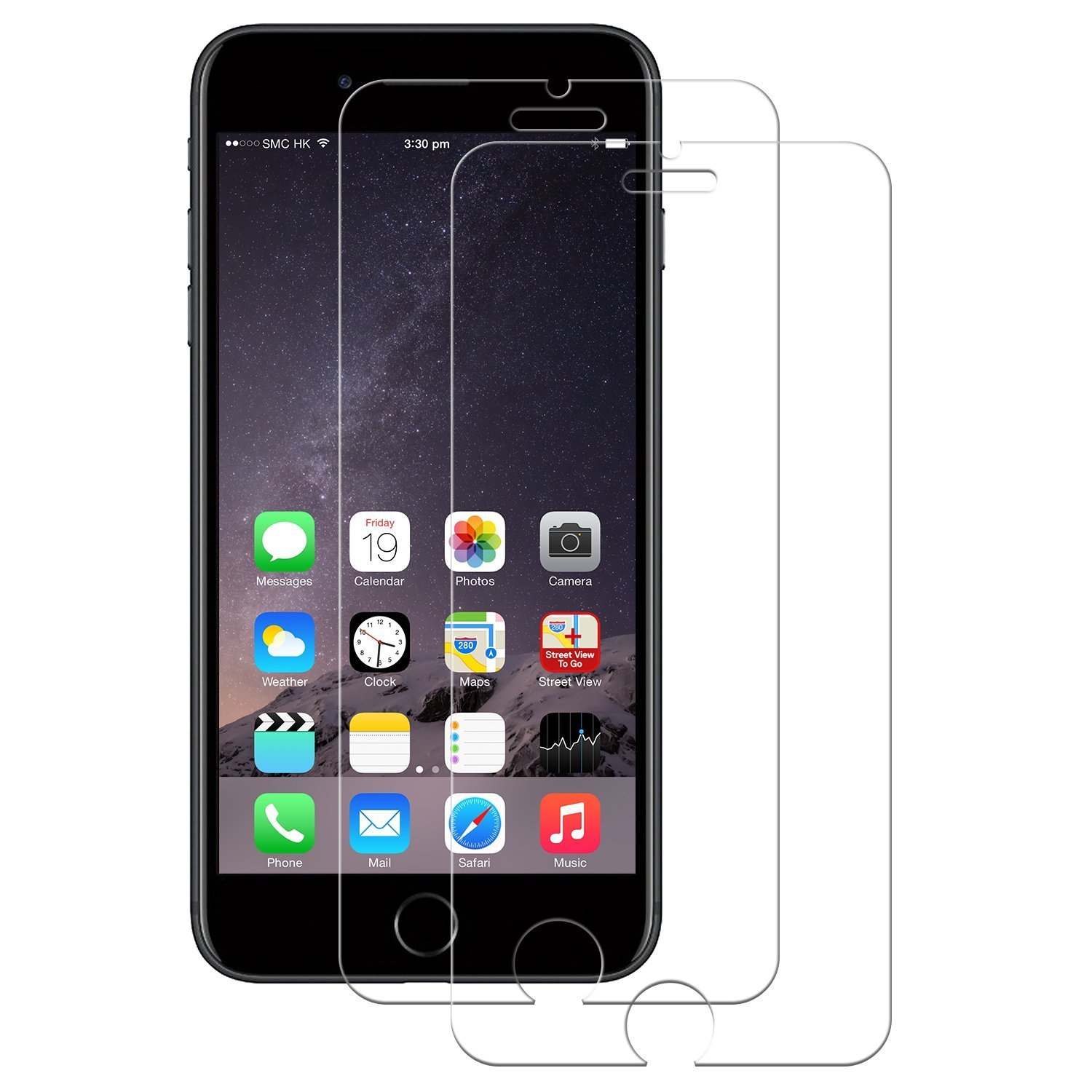 Protector de Cristal Templado KLACK Apple iPhone 6 Plus, 6s Plus, 7 Plus, 8 Plus