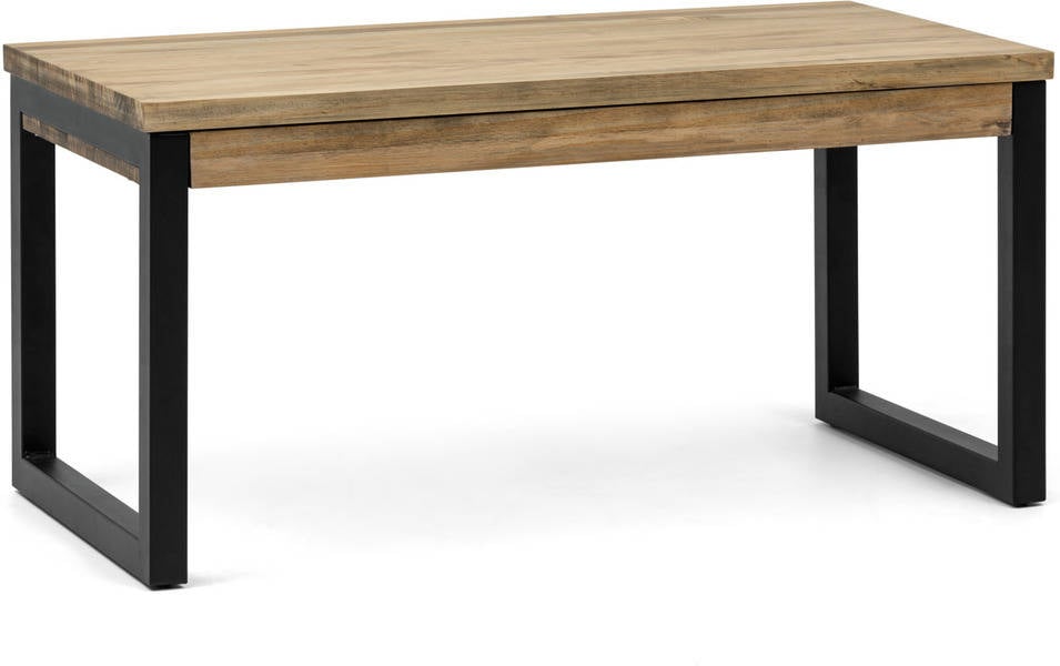 Mesa de Centro BOX FURNITURE 21 Icub Negro (Madera, Metal - 50x100x62 cm)