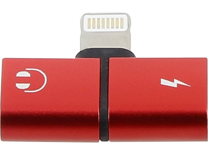 Adaptador Lightning AVIZAR ADAJACK-SEC-IP5-RD