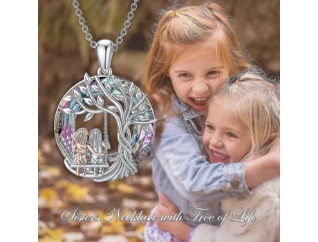 Collar de árbol de la vida para mujeres Regalos de San Valentín Regalos de cumpleaños para niñas hermanas