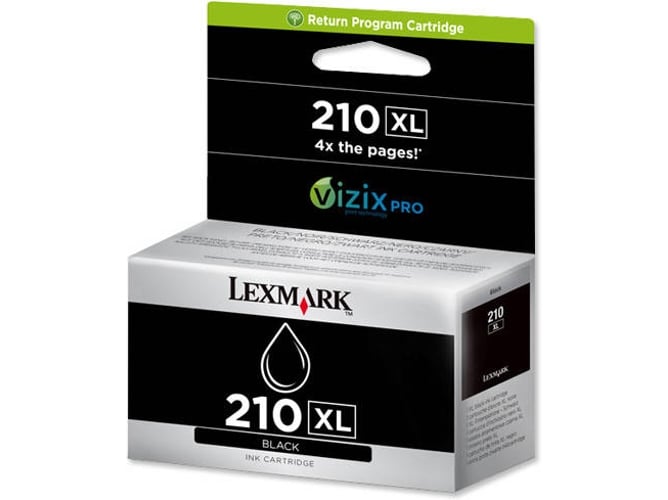 Cartucho de tinta LEXMARK Lexmark 210XL K Original Black 1 pieza(s)