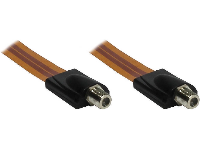 Cable de Antena ALCASA (Coaxial - 2 m - Marrón)