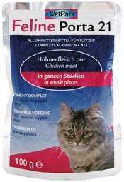 Pienso para Gatos PORTA21 (20x100 g - Húmedo - Sabor: Pollo)